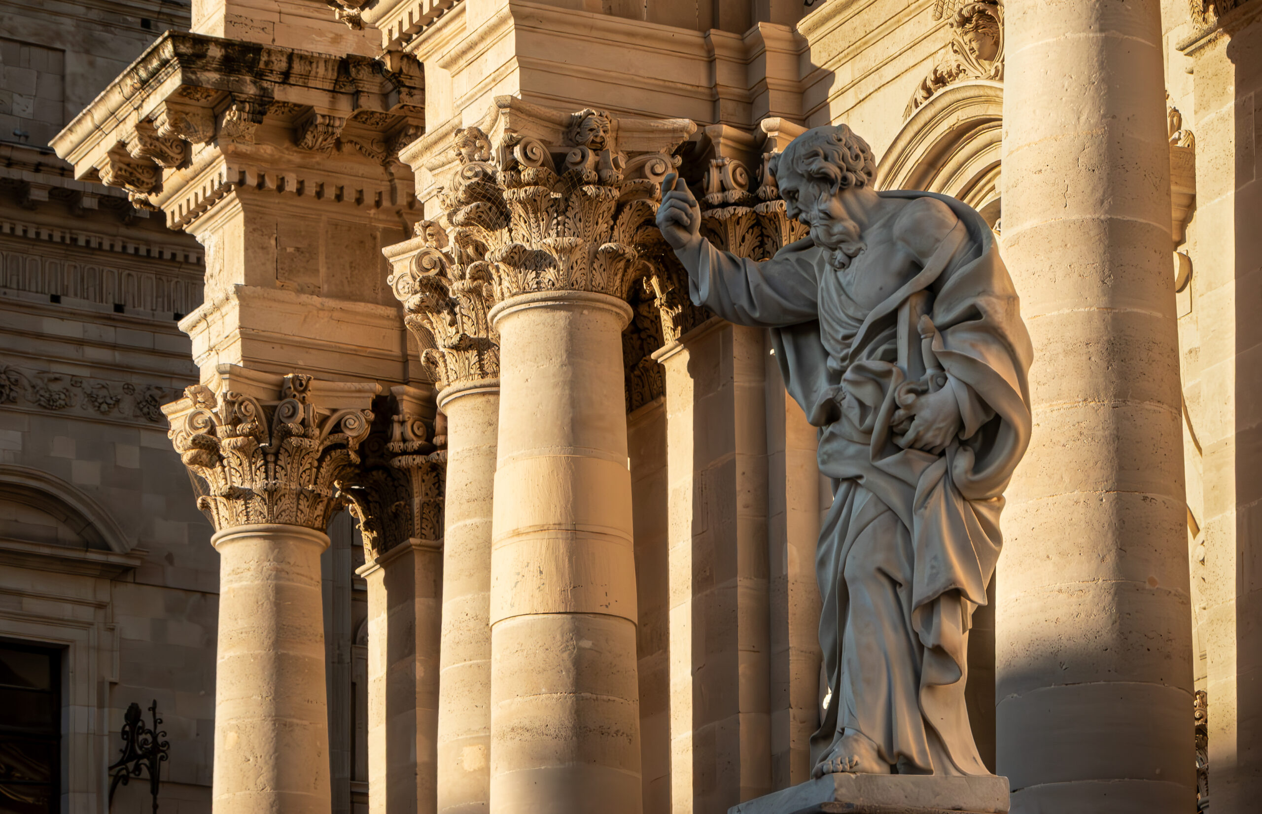 Kathedrale von Syrakus, Ortigia — barocke Fassade