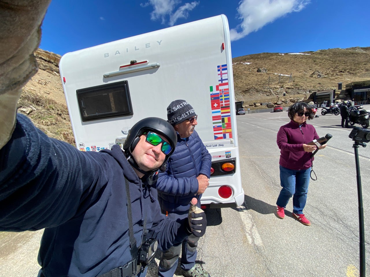 Selfie Manuel mit Turner's Tours am Jaufenpass