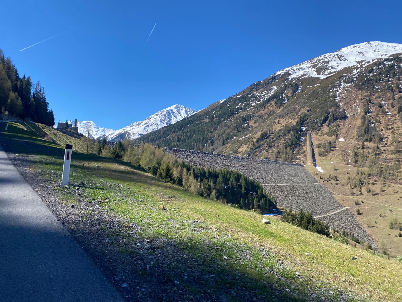 Gepatsch Staumauer Kaunertal Bergpanorama