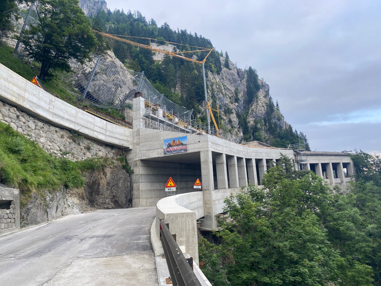 Serpentinenstraße Plöckenpass Panorama