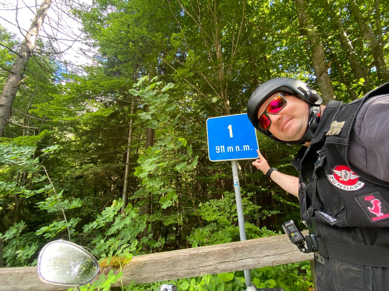 Manuel an Kehre 1 — Ende der Reise, 911 m, Kranjska Gora